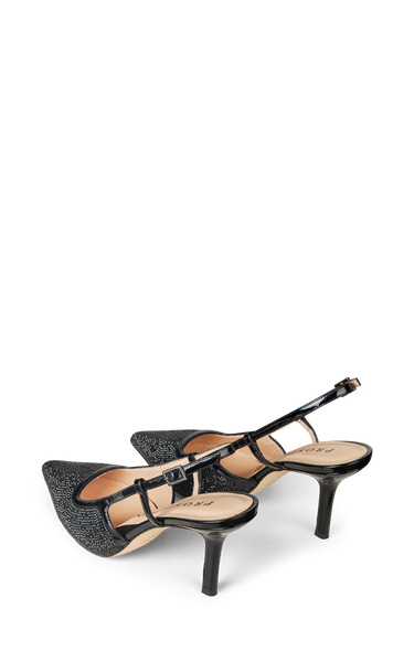 Slingback nero