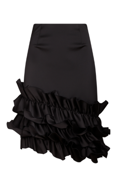 Satin skirt