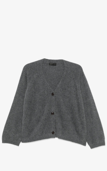 Brushed cardigan