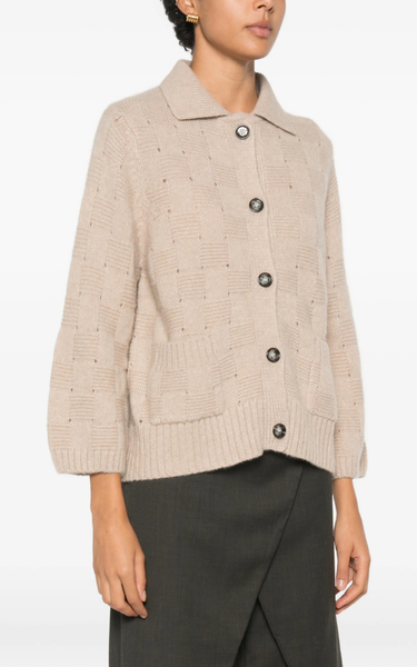 Collar cardigan