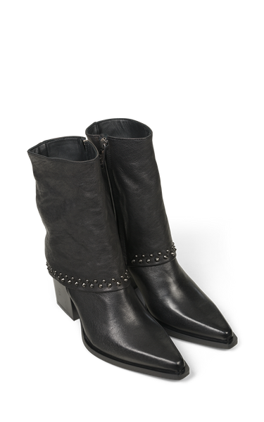 Leather studded